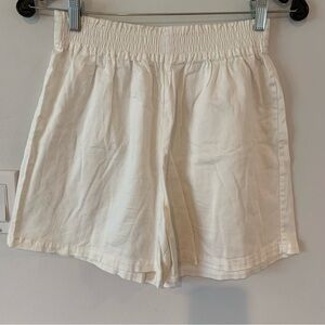 Handmade White Shorts By Jenna Phipps - One of a kind